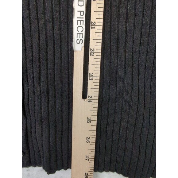 Urban Outfitters Polo Mini Dress Womens M Black Preppy Dark Academia Minimalist - Picture 10 of 12